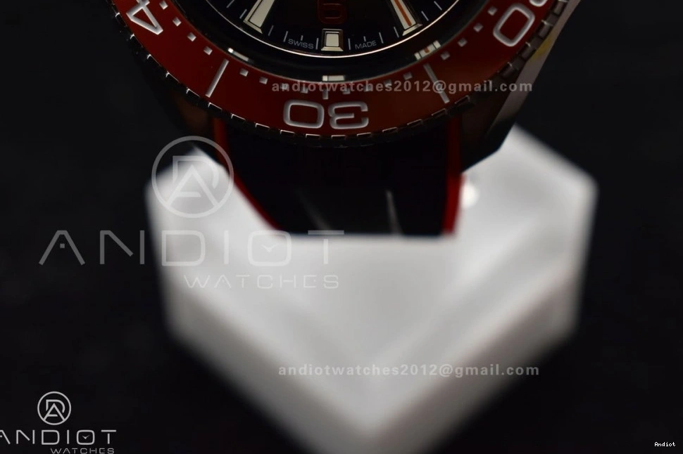 Best Black Gray Orange on 6000M Seamaster Dial Edition Rubber 1:1 Bezel Ceramic A2824 SS Ultra TF Deep Strap 1103